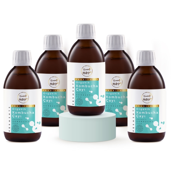 Fermente Mutfağım - Organik Kombucha Çayı 5'li 250 ml