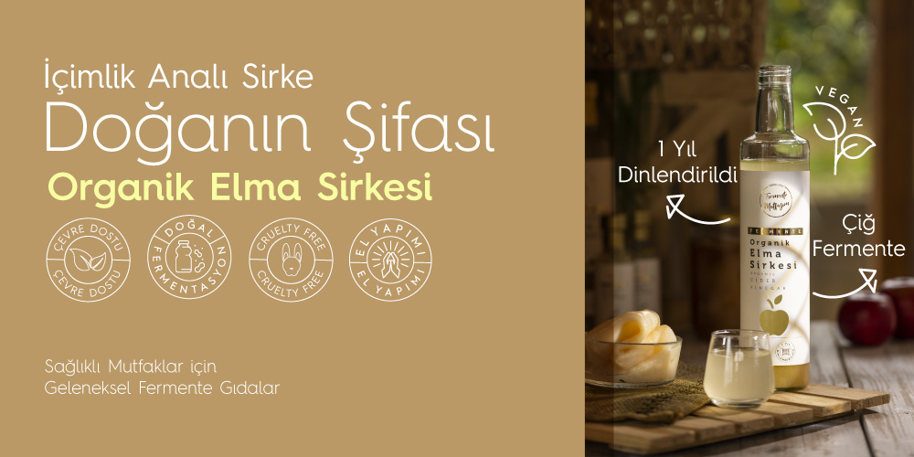 Organik Elma Sirkesi