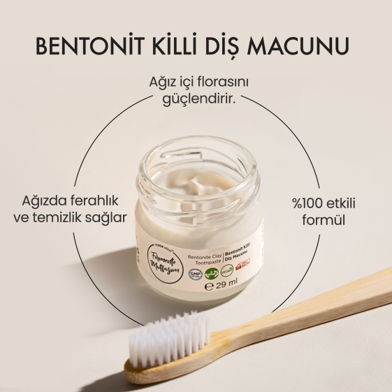 Fermente Mutfağım - Bentonit Killi Diş Macunu 29 ml (1)
