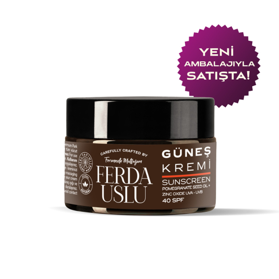 Mineral Güneş Kremi 40SPF - Nar Çekirdeği Yağı + Çinko Oksit 30 ml - 1