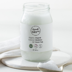 Organic Cold Pressed Coconut Oil 300 gr - Thumbnail