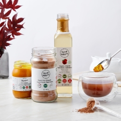 Fermente Mutfağım - Organik Hindistan Cevizi Yağlı Zerdeçal 160 g (1)