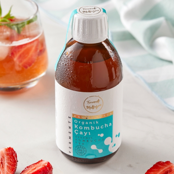 Fermente Mutfağım - Organik Kombucha Çayı 250 ml (1)